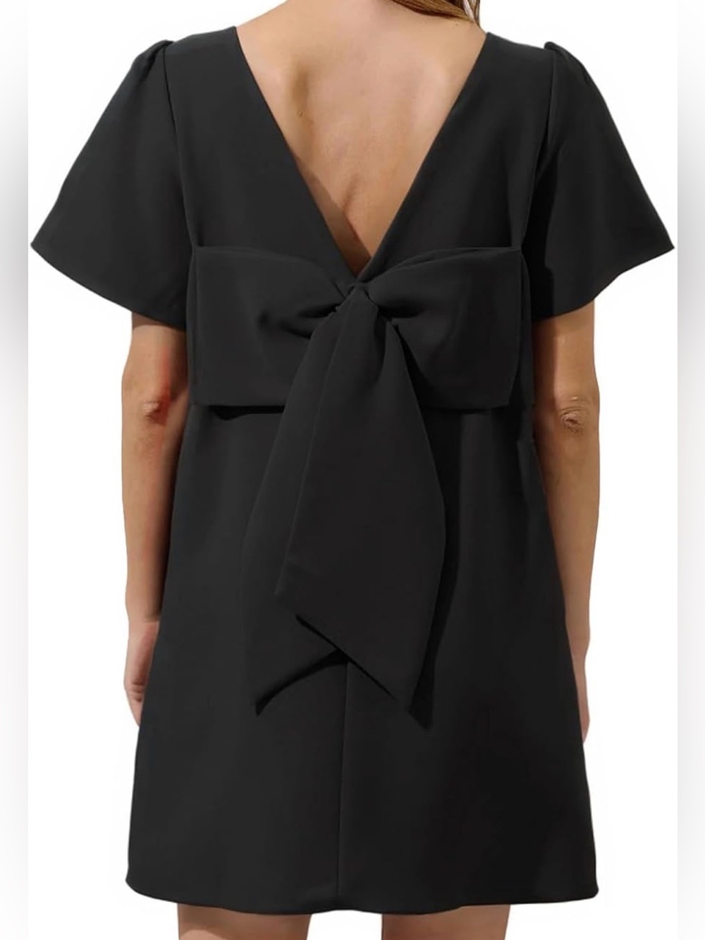NWT Kedera Women's Mini Bow Swing Shift Dress
